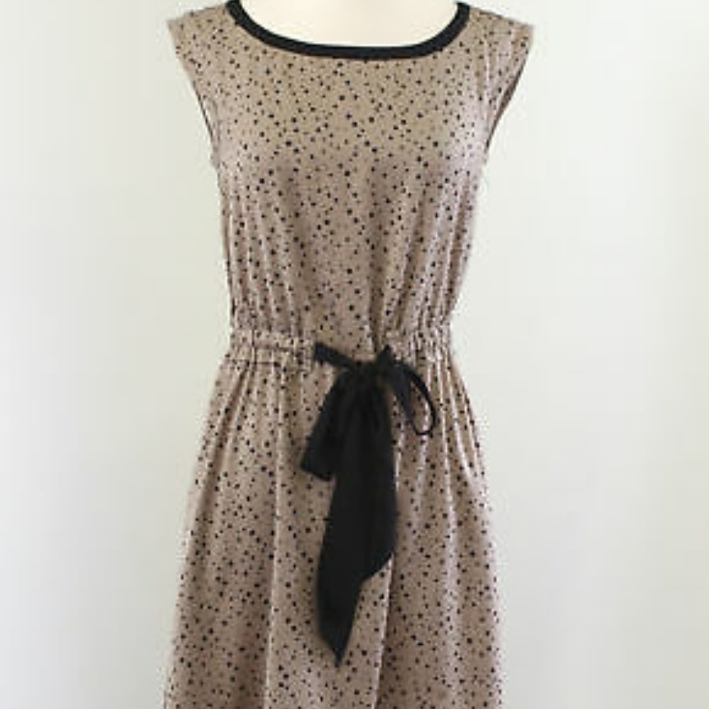 ⭐2/$10 LOFT Blouson Polka Dot Dress, size M - Picture 1 of 8